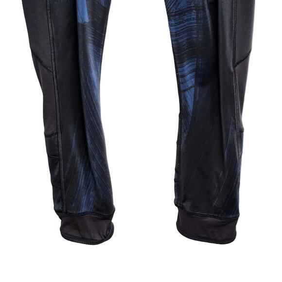 Lululemon Fresh Mesh Run Crop Legging‎ Womens Size 4 Wind Chill Deep Navy Black - Picture 3 of 6
